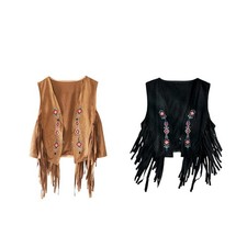 70er Hippie Wildleder