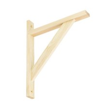 Regalhalter 280x230mm Regalträger Regalwinkel Wandkonsole Holzkonsole aus Holz