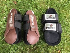 Gamaschen Eskadron Vorne + Hinten Braun Kaum Benützt!