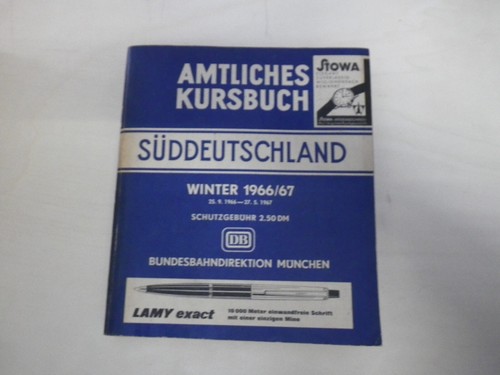 Amtliches kursbuch - a,