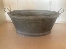 alte Zinkwanne 65 Liter Gartendeko Planzenkübel Teich Gartenteich