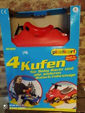 ◄◄ BSH ►► plasticart Kufen 4er Set für Bobby Car Baby Racer Rutsch Fahrzeuge