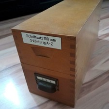 100 mm - Schriftsatz - Buchstaben - Aa - Zz