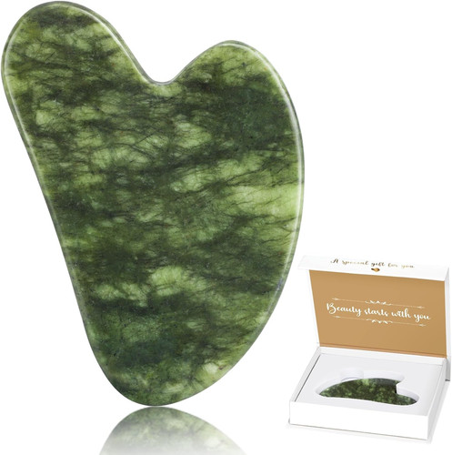 Natürliches grünes jade gua - natürliches,