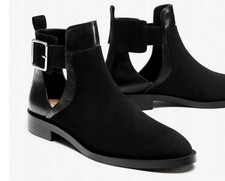 Zara Ankle Boots With Buckles