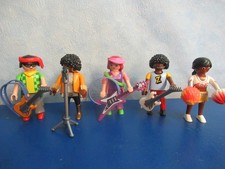 Sängerin  junge Leute Gitarre  Musiker Rockband  Figuren Playmobil 8554