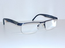 Topaktuelle Herren-Brille Morel France schwarz-blau - wie neu