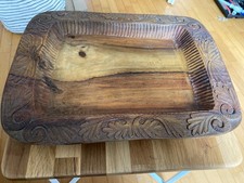 Handgeschnitzte Holzschale 