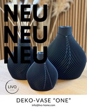 Elegante Vase aus 3D-Druck