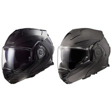 LS2 Motorrad Helm Advant X Carbon Solid FF901 - Klapphelm mit Sonnenblende
