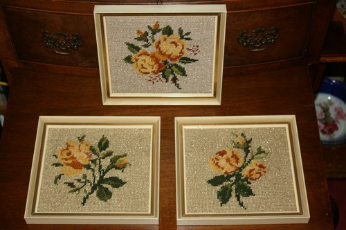Vintage stickbilder gelbe - 3,