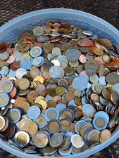 Ein Kilo 1(Kg) / 1000Gramm (g) Münzen/Coin  Stempelglanz/Bankfrisch/Vorzüglich 