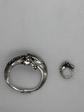Armreif und ring 925er - und,