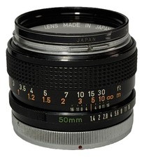 Canon 50mm 1:1.4 Objektiv Lens