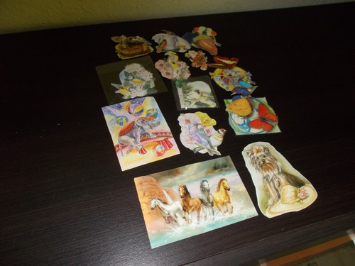 BASTELARTIKEL,12x3-D-BILDER