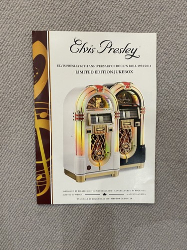 Rock ola elvis jukebox flyer - elvis,