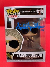 LINDA HAMILTON signed Autogramm Funko Pop TERMINATOR in Person autograph ACOA