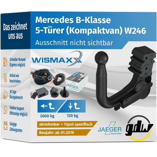 Anhängerkupplung für - anhÄngerkupplung, mb