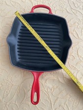 Le Creuset Grillpfanne quadratisch 29 cm - rot