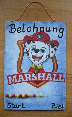 Belohnungstafel marshall - belohnungstafel,