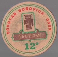 uralter Bierdeckel Radegast