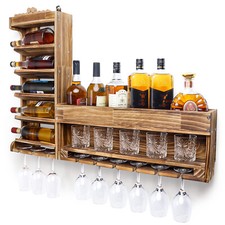 Weinregal Palette Rustikal