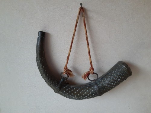 Antikes pulverhorn - pulverhorn, /