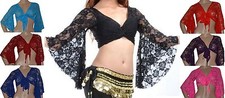 Bolero Bauchtanz Oberteil Spitze Tops Tanzbekleidung Belly Dance Karneval Tanz