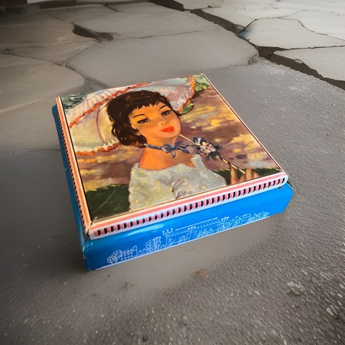 Vintage blechdose dose - vintage,