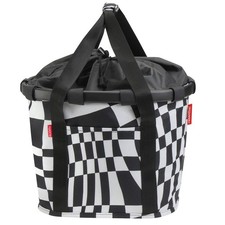 Klickfix Reisenthel Fahrrad E-Bike Lenker-Korb Bikebasket OP Art weiß 0303OA