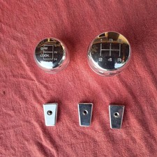 Land Rover DEFENDER Aluminium Schalthebel, 2xKnopf-Handschalth., 3xHebel Heizung