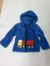 blaue "Kuschel" Kapuzenjacke
