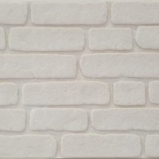 Wandverkleidung Steinoptik 3D Wandpaneele Backstein Weiß EPS Styropor Klinker...