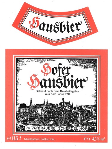 Altes bieretikett brauerei - altes,