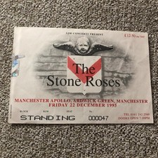 Stone Roses ticket Manchester