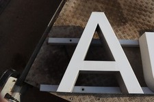 Leuchtreklame Buchstabe  " A "  LED