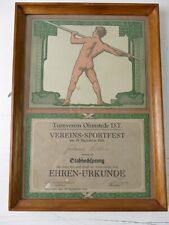 Ehren-Urkunde aus 1926