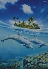 DELPHIN - A3 Poster (ca. 42 x