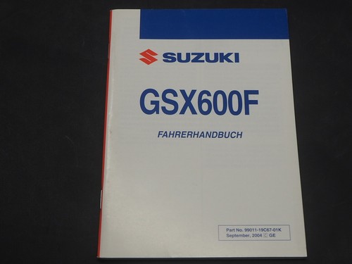 Suzuki gsx600f gsx600 - gsx600f, k5
