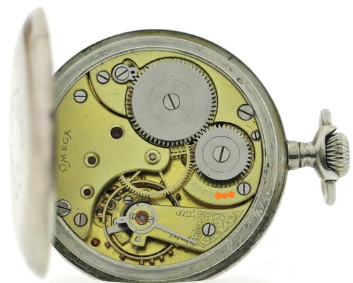 Omega offene herrentaschenuhr - omega,