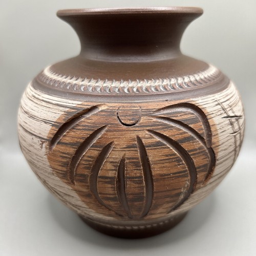 Westdeutsche scraffito vase - westdeutsche,
