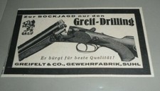 Kleine alte Reklame Greif