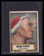 Amerigo vespucci 1952 topps - 1952,