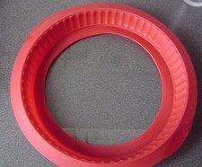 Glasboden Backform 26cm Tarteform Obstkuchenform Silikonform mit Sicherheitsglas