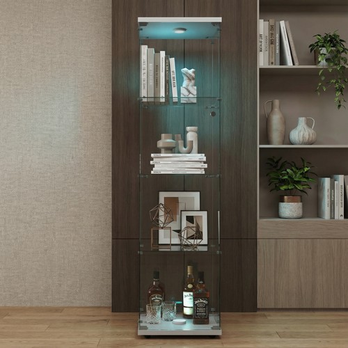 Standvitrine led glas sammler - glas,