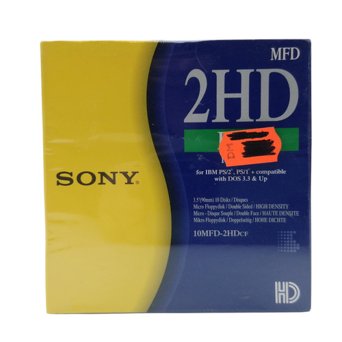 Sony 2hd disketten - sony, 3,5”