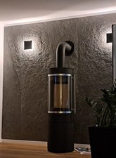 Dünnschiefer Natursteinwand