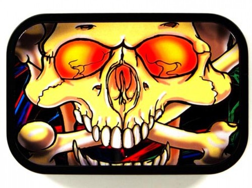 Buckle mit totenkopf - mit,