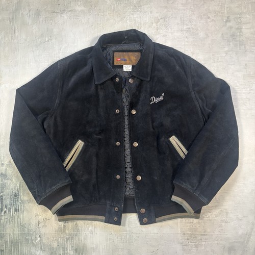 Diesel suede varsity jacke - diesel, m