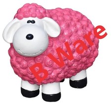 2. Wahl Schaf rosa Gartenfigur 37 cm x 32 cm Haus Garten mit Defekten B Ware